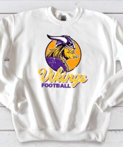 Vikings Classic Grunge Vintage Distressed, Football Unisex Sweatshirt