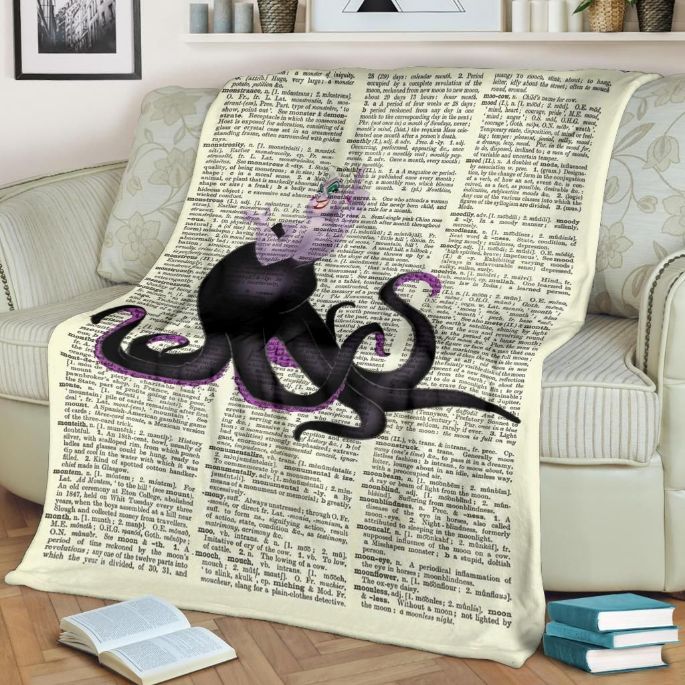 Villain Ursula Best Seller Fleece Blanket Gift For Fan, Quilt Blanket Bedding Set Gift