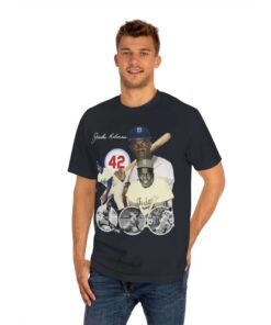 Vinatage Style Jackie Robinson Unisex T-Shirt