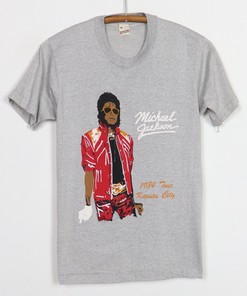 Vintage 1984 Michael Jackson Kansas City Concert Shirts