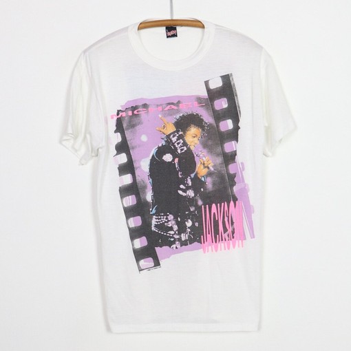 Vintage 1988 Michael Jackson Bad Tour Shirt