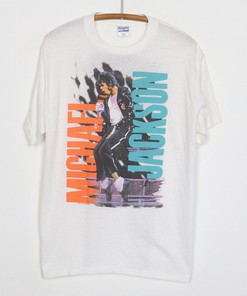 Vintage 1988 Michael Jackson Bad Tour Tshirt