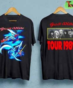 Vintage 1989 Great White Tour Concert T-Shirt