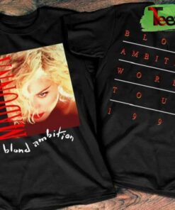 Vintage 1990 Madonna Blond Ambition World Tour Concert Classic T-Shirt