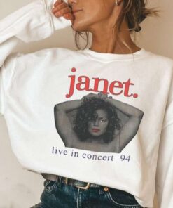 Vintage 1993-1994 Janet Jackson Live In Concert World Tour Shirt