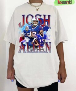 Vintage Bootleg Josh Allen Buffalo Football Fan T-Shirt