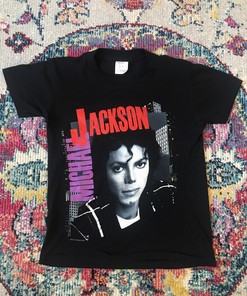 Vintage Deadstock Michael Jackson 1988 Bad Tour Shirt