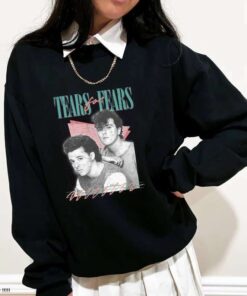 Vintage Faded Style 80S Tears For Fears Design T-Shirt