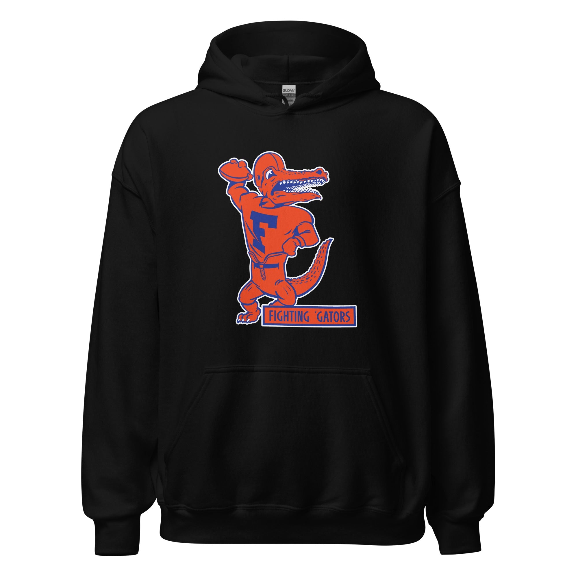 Vintage Florida Gators Football Hoodie Sweatshirt Shirt Gifts for Fans - 1950's Fighting Gators Art - Image 2