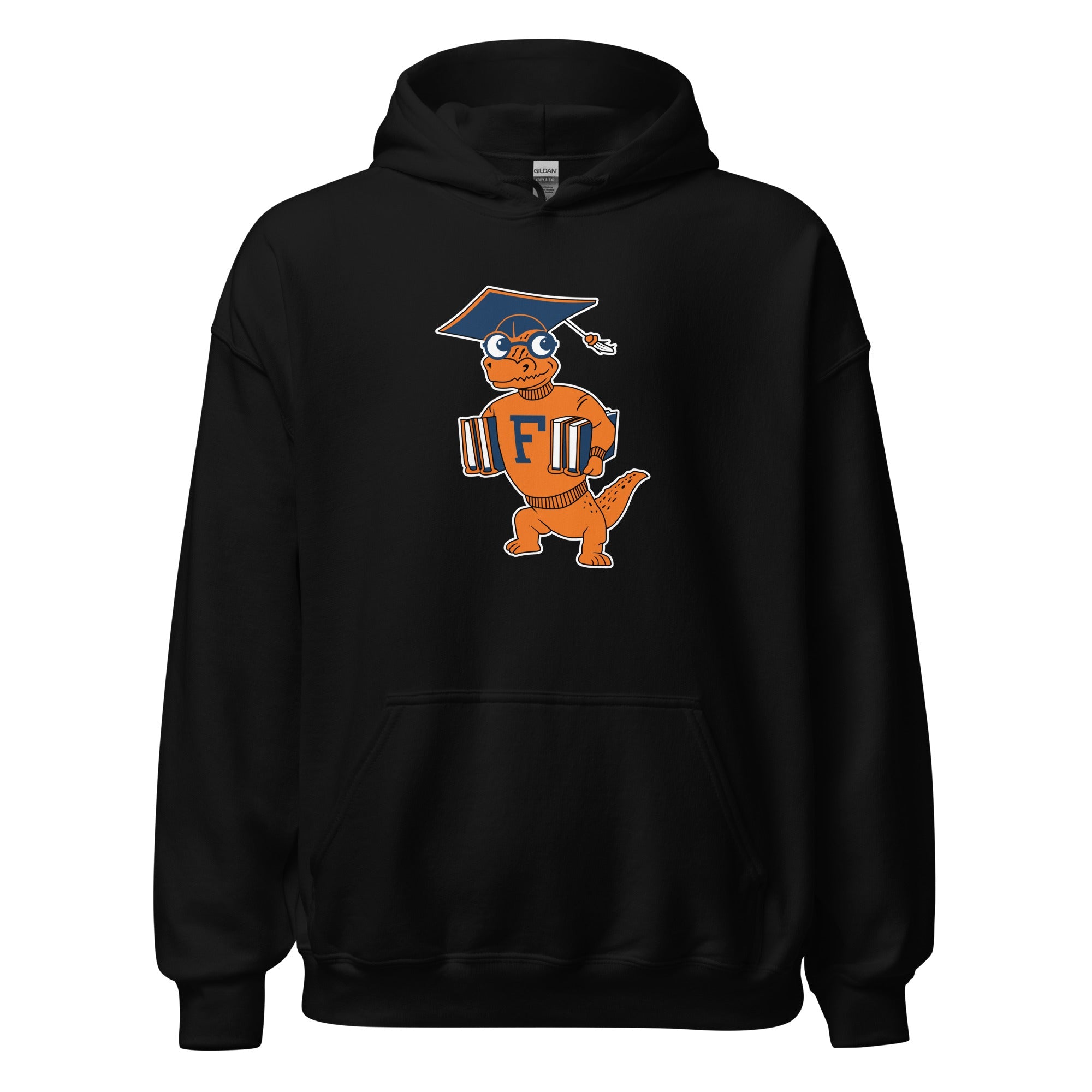 Vintage Florida Graduation Hoodie Sweatshirt Shirt Gifts for Fans - 1950's Gator Graduate Bookworm Art - Image 2