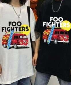 Vintage Foo Fighters Camper Van T-Shirt