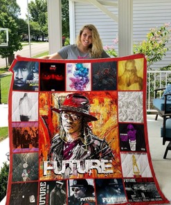 Vintage Future Rap Hip Hop Quilt Blanket Bedding Set