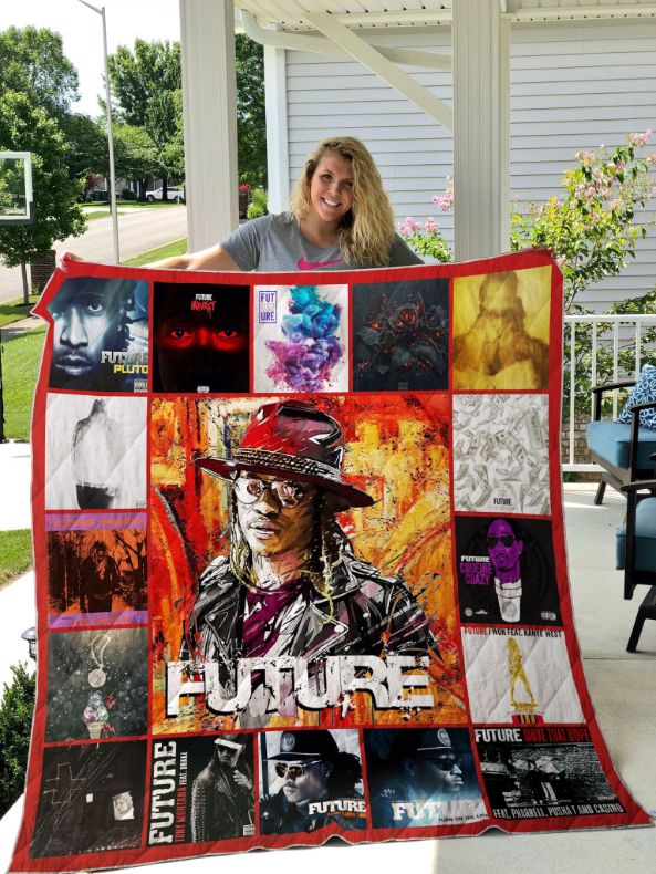 Vintage Future Rap Hip Hop Quilt Blanket Bedding Set