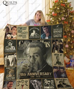 Vintage Goodfellas 29th Anniversary Collected Quilt Blanket Bedding Set