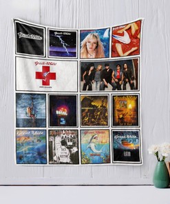 Vintage Great White Quilt Blanket Bedding Set for Home Décor