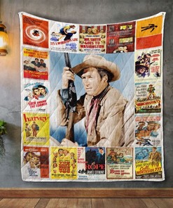 Vintage James Stewart Style Quilt Blanket Bedding Set