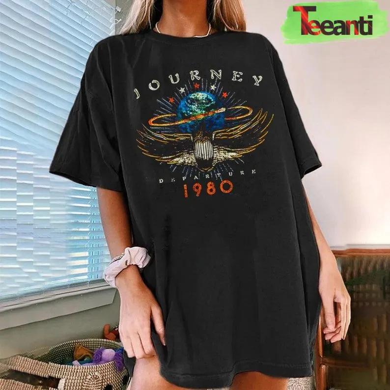 Vintage Journey Departures Album Tour 1980 American Rock Band T-Shirt