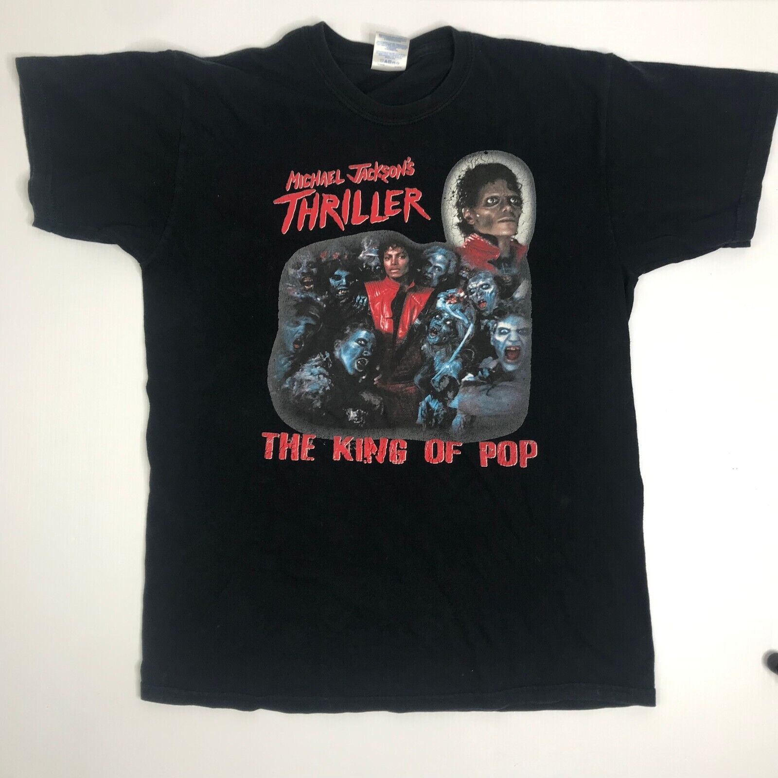 Vintage Michael Jackson Thriller T-Shirt The King Of Pop 1990S - Image 2