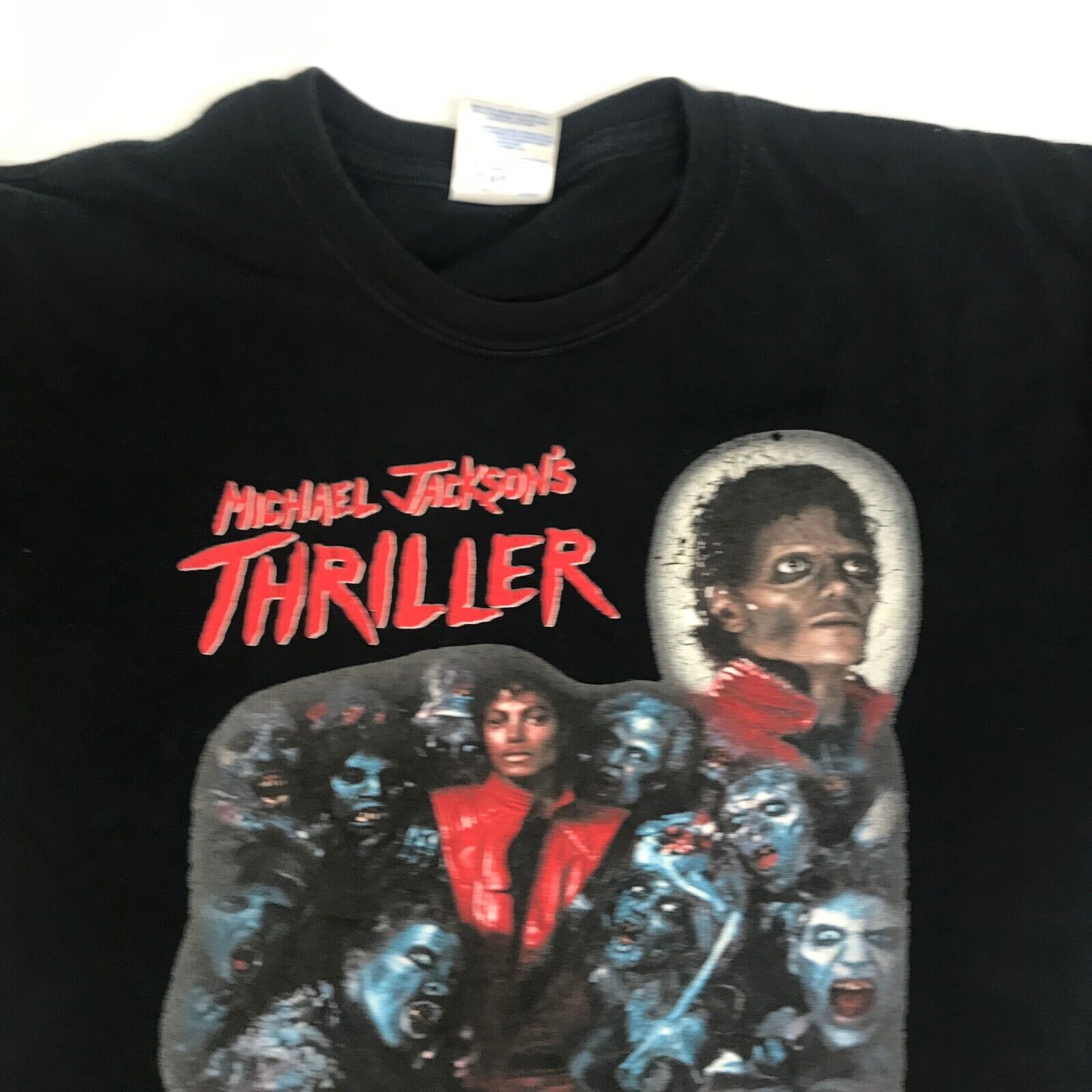 Vintage Michael Jackson Thriller T-Shirt The King Of Pop 1990S - Image 4