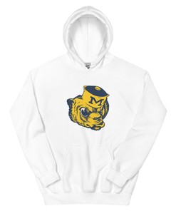 Vintage Michigan Crewneck Sweatshirt Hoodie Shirt Gifts for Fans - Wolverine Mascot Art