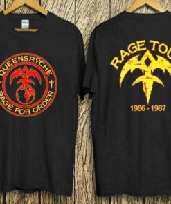 Vintage Queensryche Rage For Order Concert Tour T-Shirt