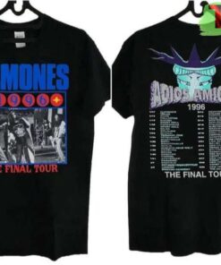 Vintage Ramones Adios Amigos The Final Tour 1996 Favorite T-Shirt