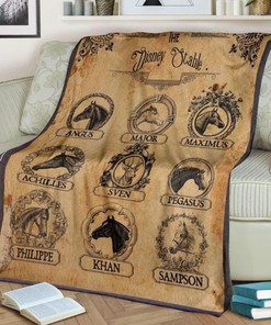 Vintage The Stable Best Seller Fleece Blanket Gift For Fan, Premium Comfy Sofa Throw Blanket Gift