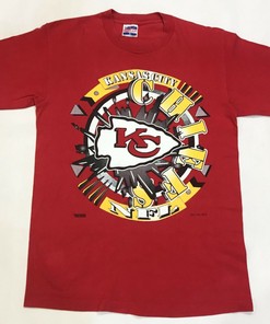 Vintage Trench 1994 NFL Kansas City Chiefs Football T-Shirt Tee USA