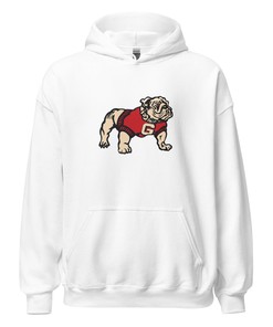 Vintage UGA Hoodie Sweatshirt Shirt Gifts for Fans  - 1940's Classic Bulldog  Art
