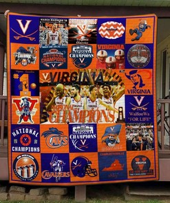 Virginia Cavaliers Collected Ncaa Quilt Blanket Bedding Set