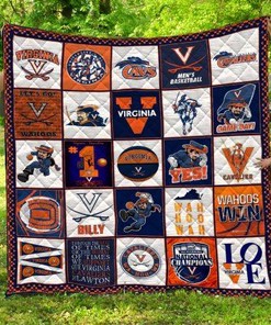 Virginia Cavaliers Quilt Blanket Bedding Set for Home Décor