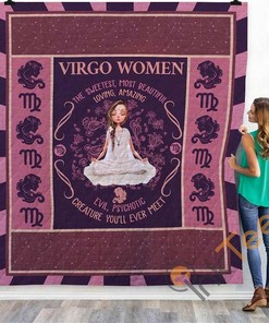 Virgo Horoscope Quilt Blanket Bedding Set