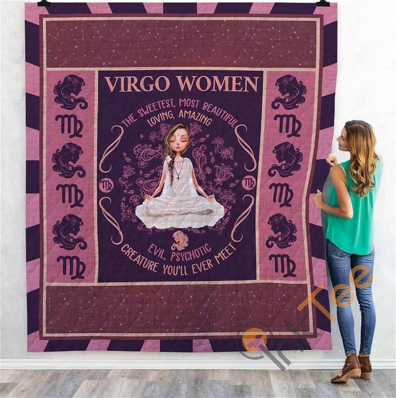 Virgo Horoscope Quilt Blanket Bedding Set