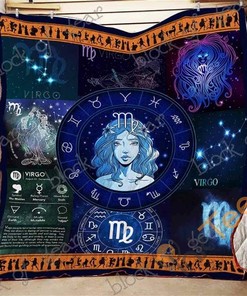 Virgo Zodiac Sign Personalized Quilt Blanket Bedding Set