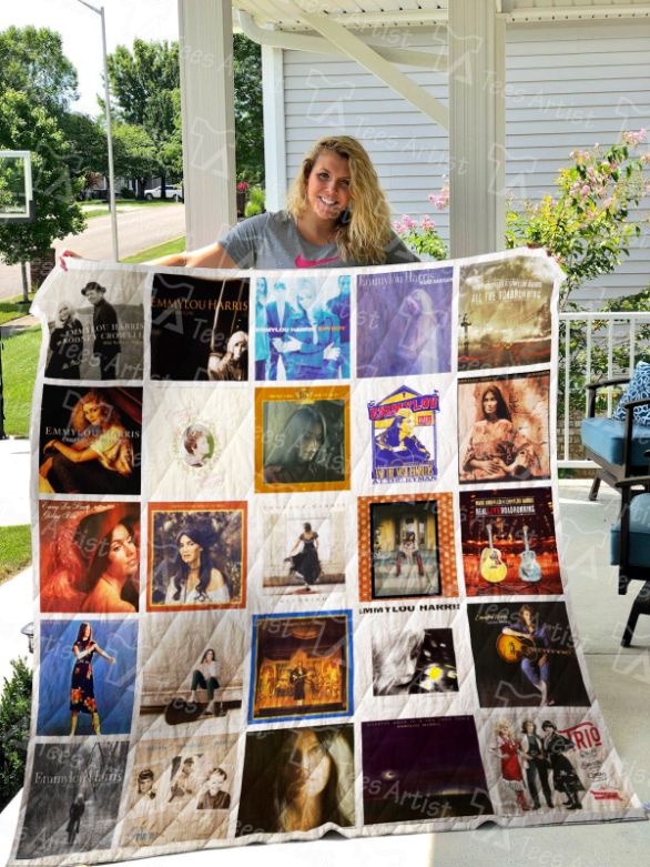 Vocal Emmylou Harris Quilt Blanket Bedding Set