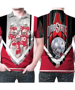 Vohio State Buckeyes 1954 National Champions Football University Team Polo Shirt