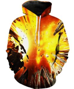Volcano Explosion Scenic Hoodie 3D