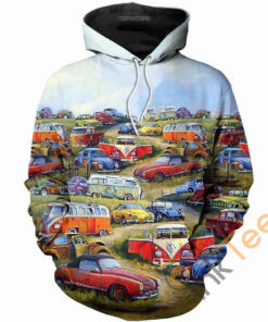 Volkswagen Camping Car Hoodie 3d