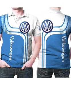 Volkswagen Vehicle Manufacturer Logo Brand 3D All Over Print Polo Shirt