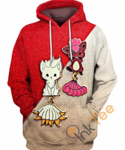 Vulpix And Ninetales All Over Print Hoodie 3D