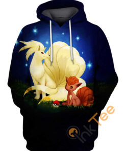 Vulpix And Ninetales Hoodie 3D