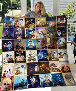 Wall-E Quilt Blanket Bedding Set