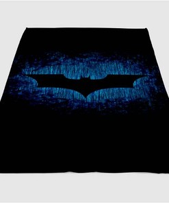 Wallpaper Batman Sherpa Fleece Blanket Gifts for Family, for Couple