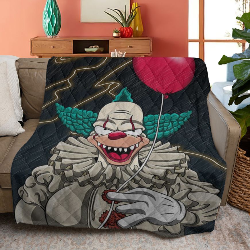 Want A Balloon Bart It Horror Film Quilt Blanket Bedding Set