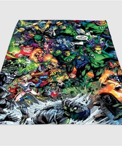 War Superhero Dc Comics Sherpa Fleece Blanket Gifts for Family, for Couple