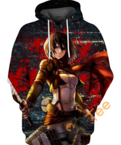 Warrior Mikasa Ackerman Hoodie 3D