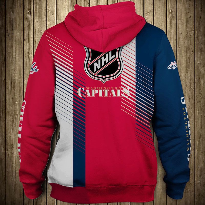 Washington Capitals Hoodie 3D Cute Design Pullover Nhl - Image 2