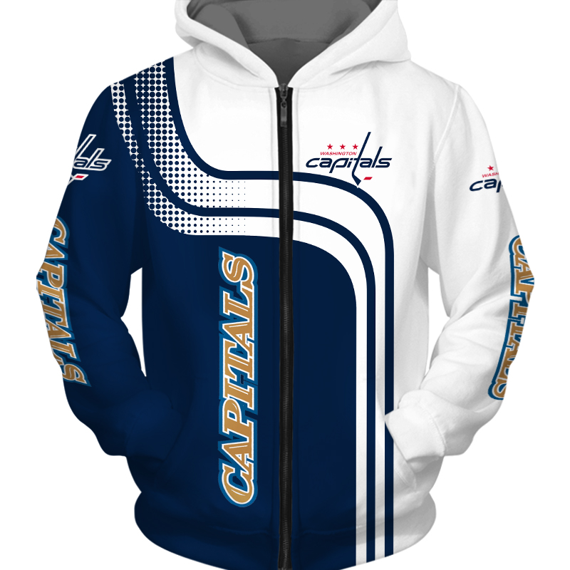 Washington Capitals Hoodie Zip Hoodie Pullover Gift for Fans - Image 2