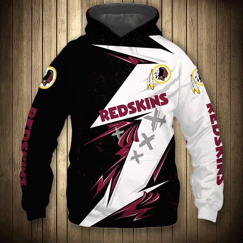 Washington Football Team Hoodie Thunder Graphic Gifts for Fans - Image 3