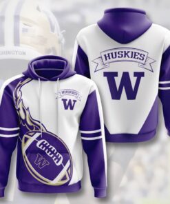 Washington Huskies Custom Hoodie 3D
